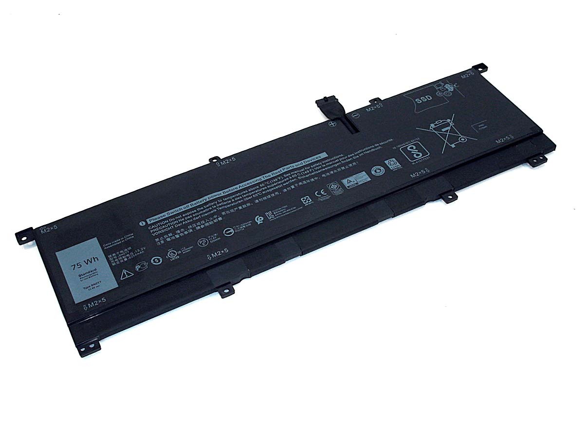 Аккумуляторная батарея для ноутбука Dell XPS 15 9575 (8N0T7) 11.4V 6580mAh