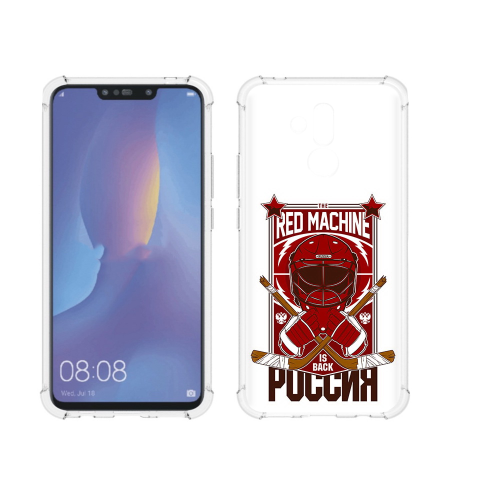 

Чехол MyPads Tocco для Huawei Mate 20 Lite хоккей россия (PT117828.66.666), Прозрачный, Tocco