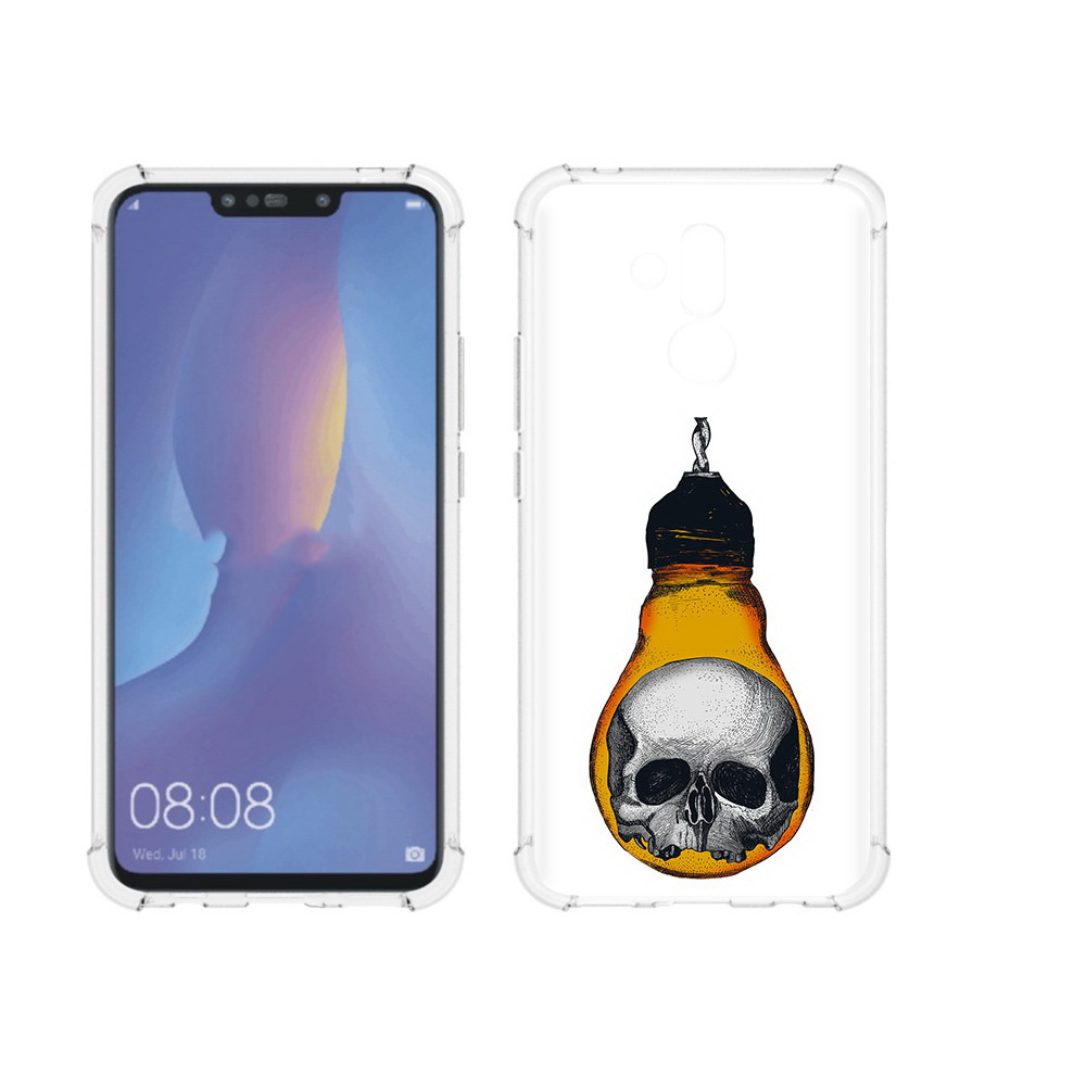 Чехол MyPads Tocco для Huawei Mate 20 Lite череп в лампочке (PT117828.66.676)