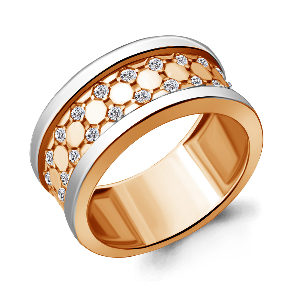 

Кольцо из серебра с фианитом р. 21 Aquamarine 68654А_925_з, 68654А_925_з