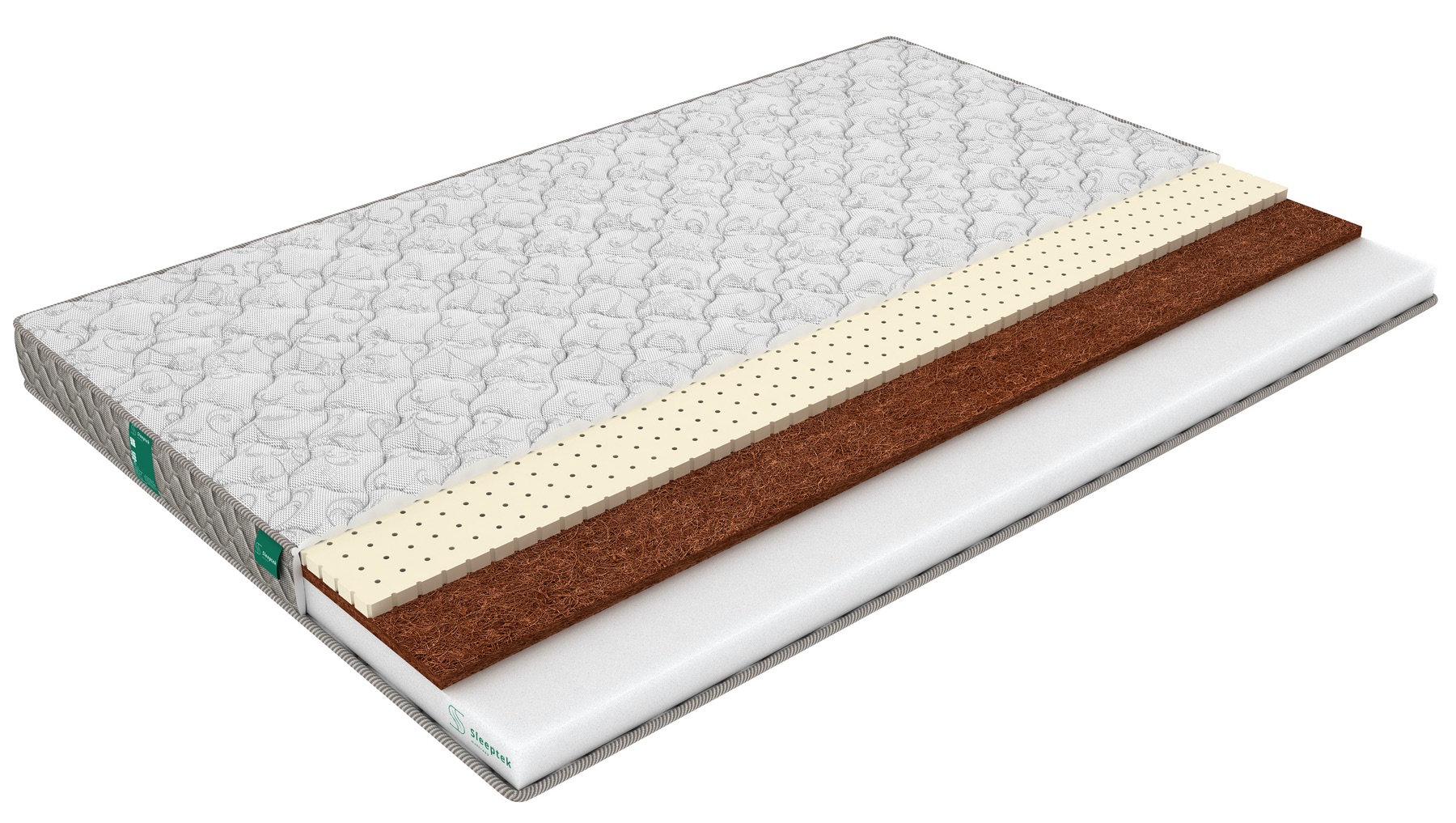 

Матрас беспружинный SLEEPTEK Roll LatexStrong 7 190х200, высота 7 см., Двусторонний с разн