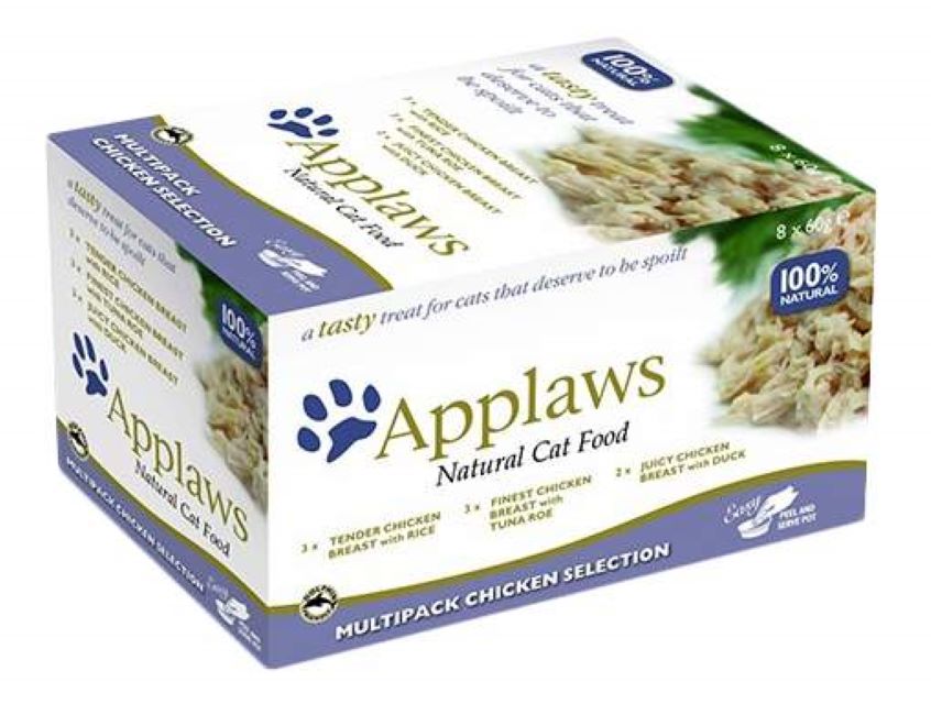 

Консервы для кошек Applaws, набор куриное ассорти, 8шт по 60г, абор куриное ассорти, 8 шт по 60 г