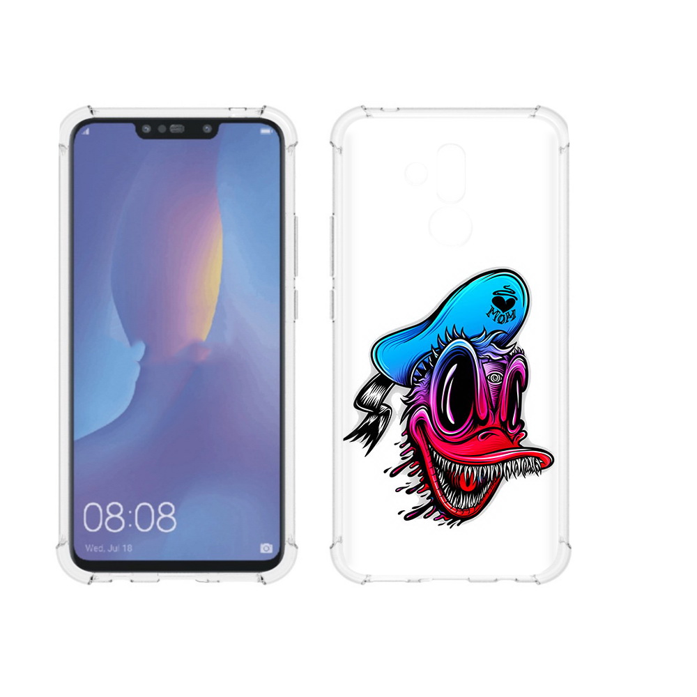 

Чехол MyPads Tocco для Huawei Mate 20 Lite Дональд (PT117828.66.71), Прозрачный, Tocco
