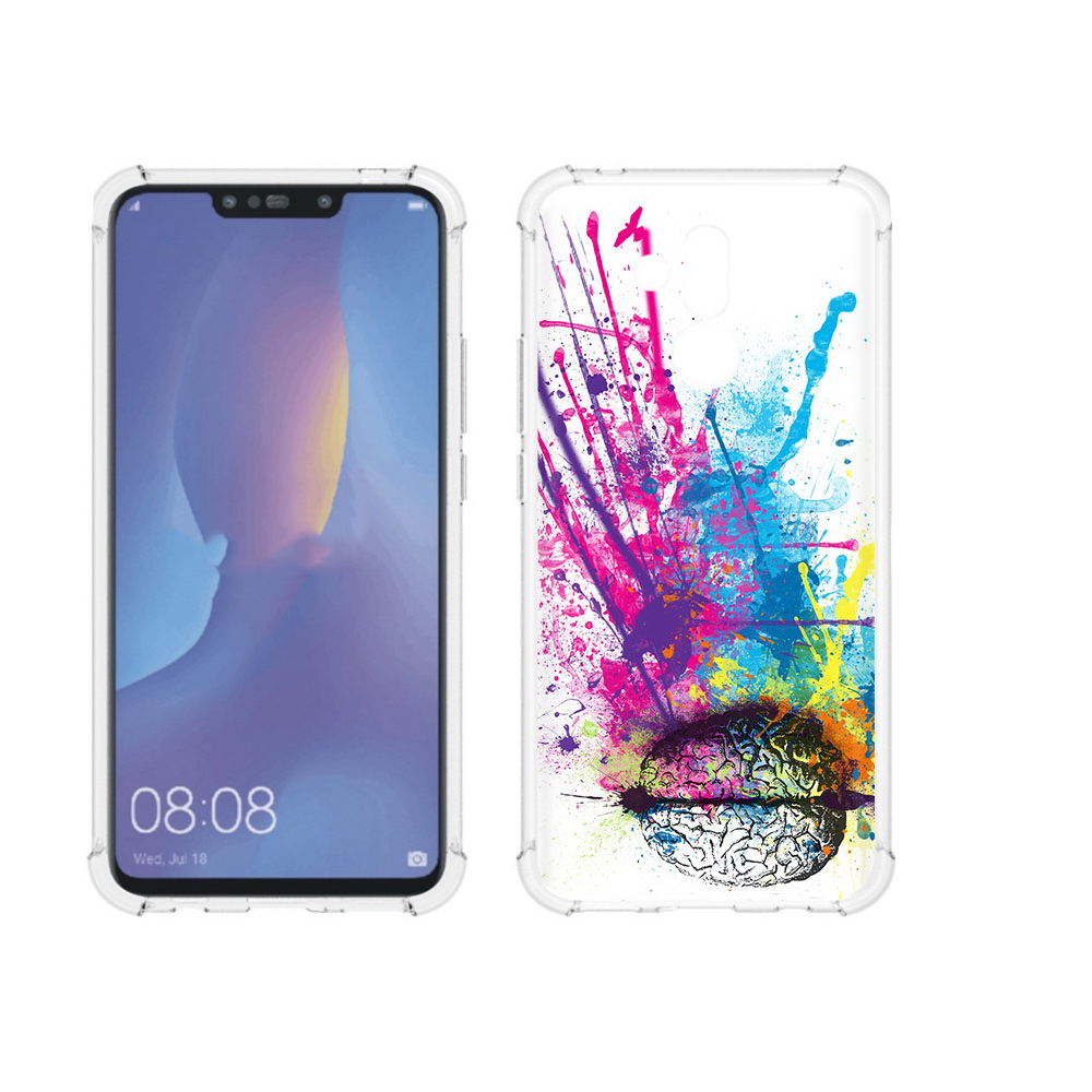 Чехол MyPads Tocco для Huawei Mate 20 Lite яркий красочный мозг (PT117828.66.710)
