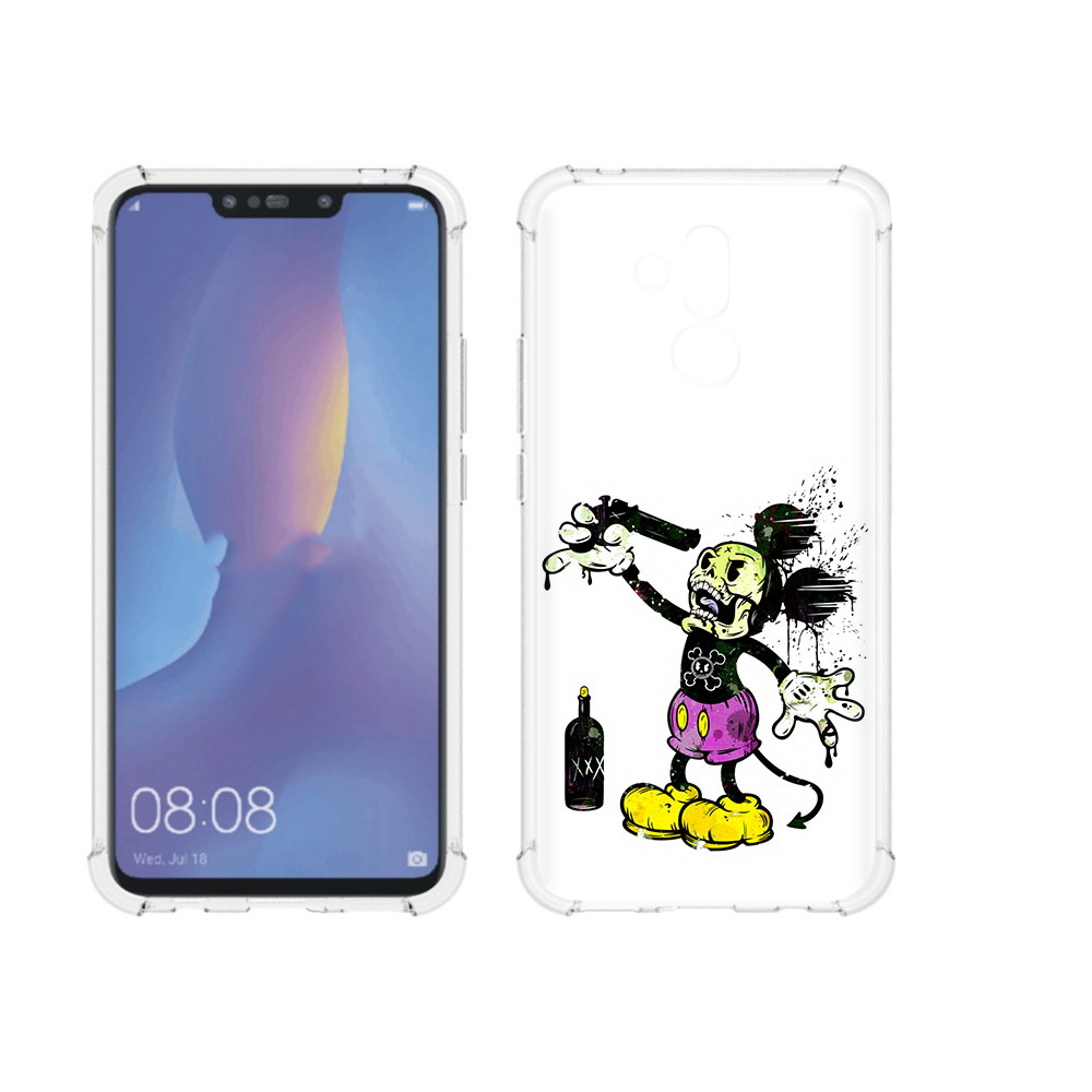 

Чехол MyPads Tocco для Huawei Mate 20 Lite Драг Микки (PT117828.66.73), Прозрачный, Tocco