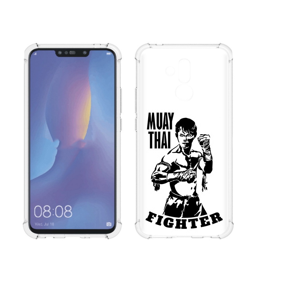 

Чехол MyPads Tocco для Huawei Mate 20 Lite Единоборства муайтай (PT117828.66.76), Прозрачный, Tocco