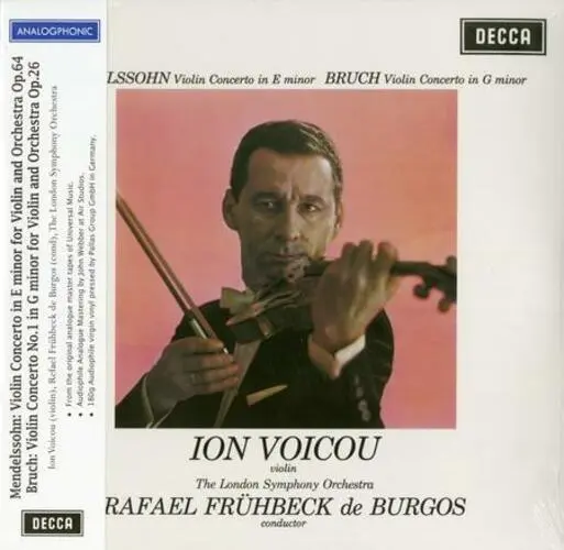 Ion Voicou Mendelssohn: E Minor For Violin & Orchestra Bruch: Concerto No.1