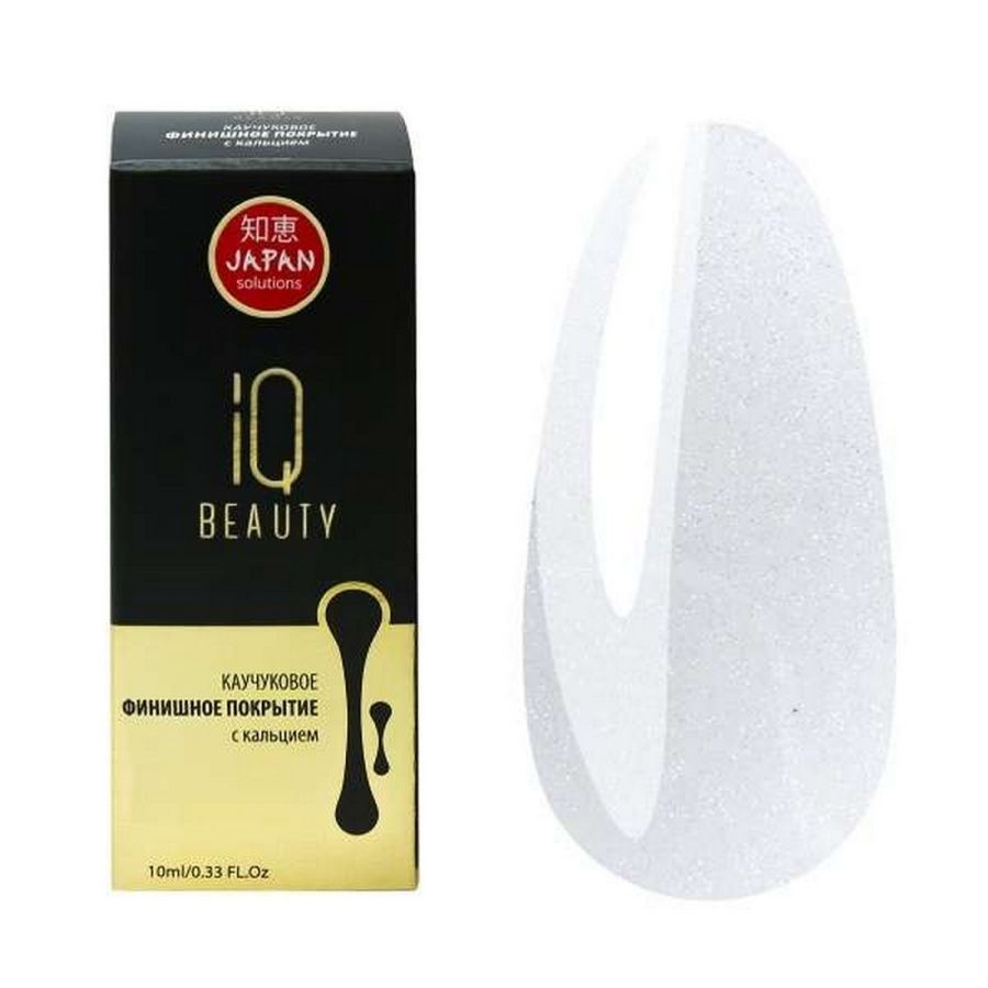 

Топ для гель-лака IQ BEAUTY с шиммером 106 Silver серебряный 10 мл