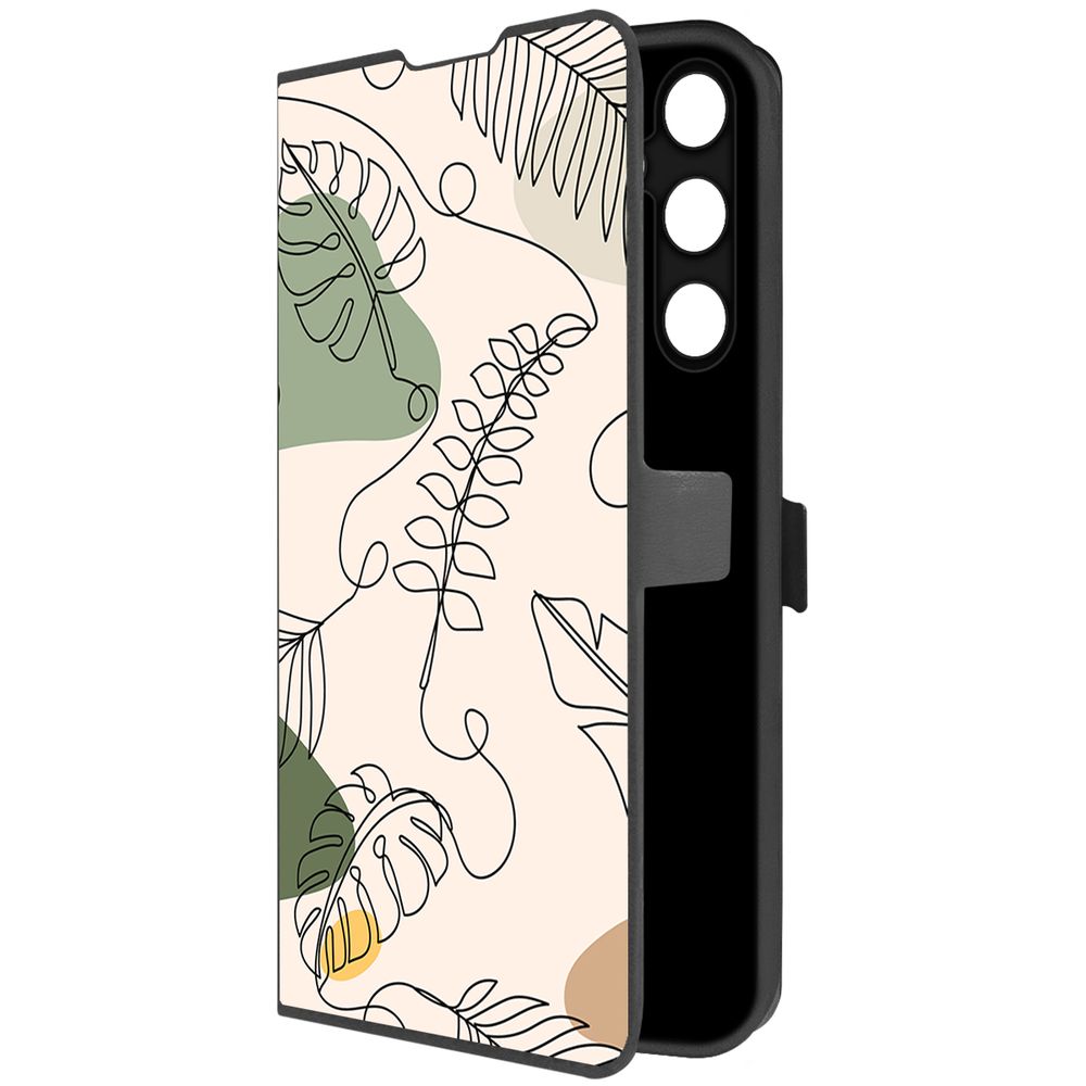 

Чехол-книжка Krutoff Eco Book для Samsung Galaxy A55 5G (A556) Линия весны (черный)