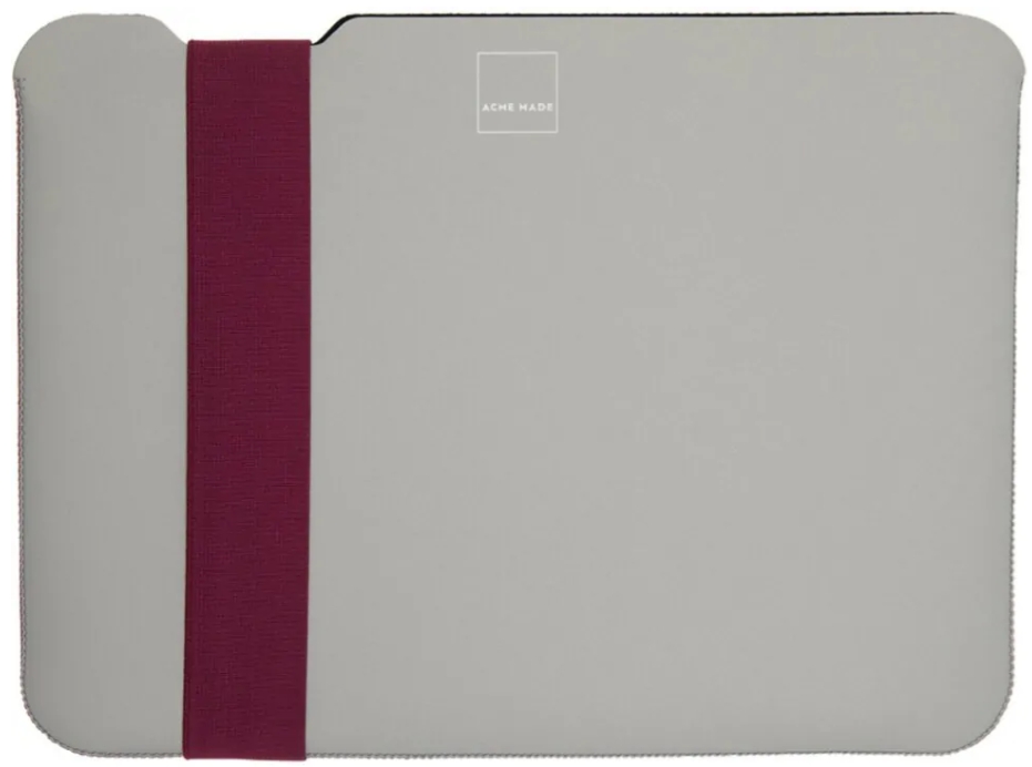 Чехол Acme Skinny Sleeve L (AM10751) для MacBook Pro 15'' Grey/Fuchsia