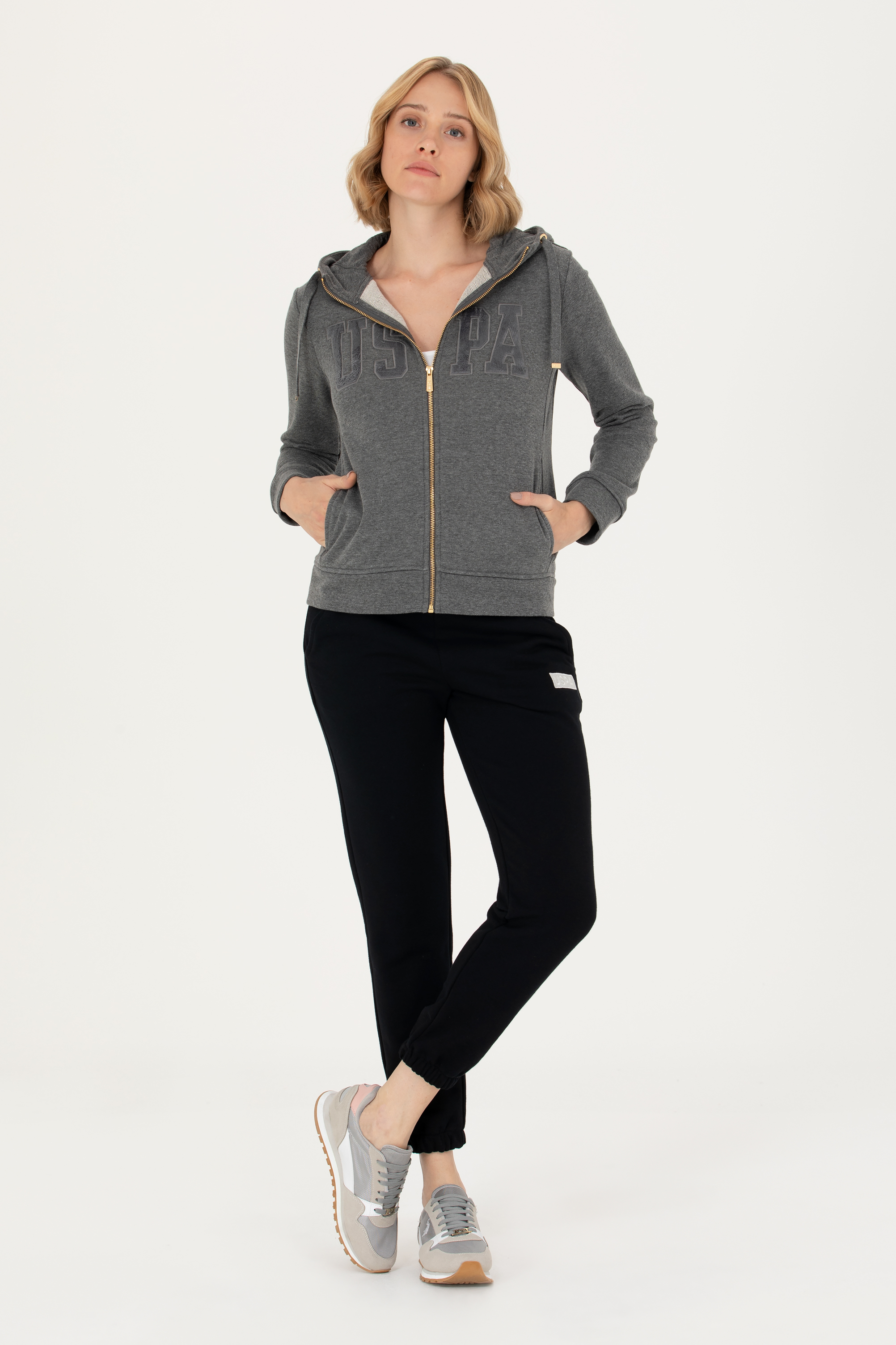 

Спортивные брюки женские US Polo G082SZ0OP0CANES23K-E черные XL, Черный, G082SZ0OP0CANES23K-E