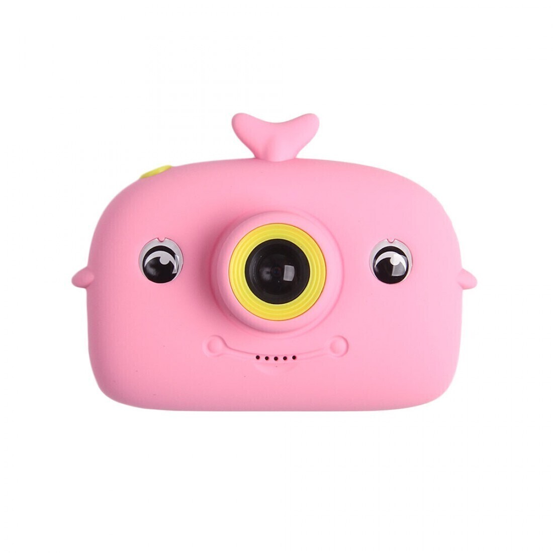 Детский цифровой фотоаппарат Рыбка розовая детский мини проектор портативный с динамиками для видео фото голубой