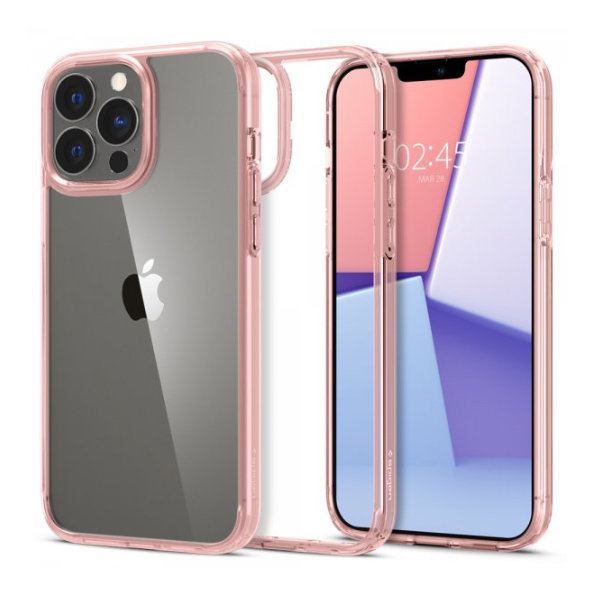 фото Чехол spigen ultra hybrid (acs03264) для iphone 13 pro, rose crystal