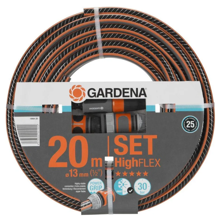 фото Gardena шланг gardena highflex 1/2" 20м поливочный армированный (18064-20.000.00)