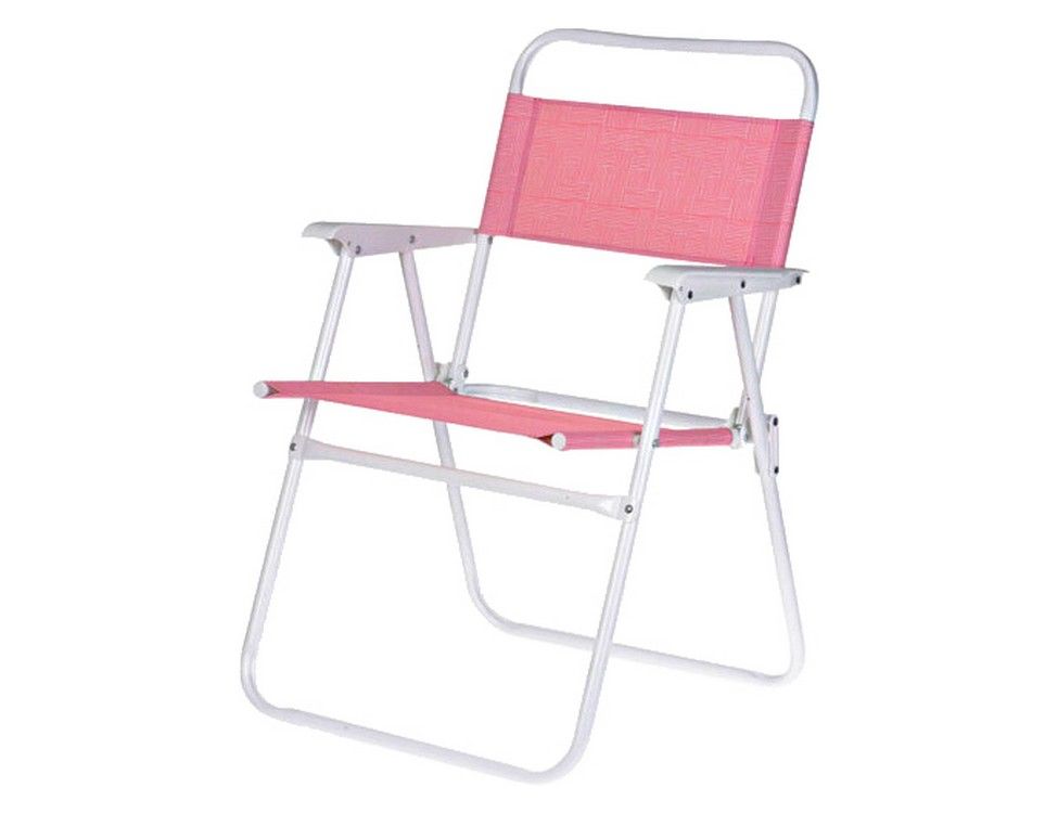 Складное пляжное кресло LUX COMFORT 600D розовое 50х54х79 см Koopman International