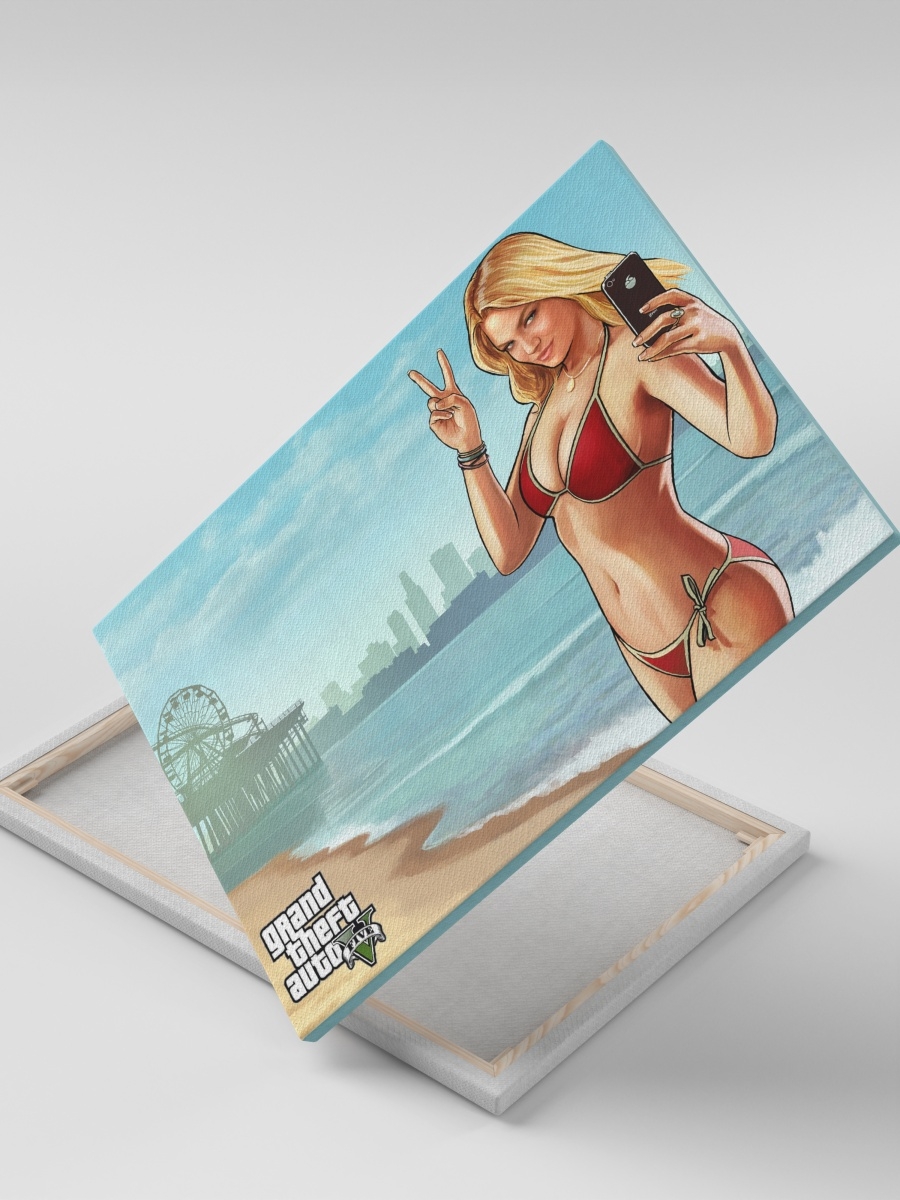 

Картина на холсте СувенирShop "GTA 5/Grand Theft Auto/Гта" 30x40, CV-GMGTA2/34