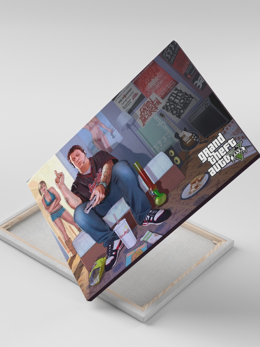 

Картина на холсте СувенирShop "GTA 5/Grand Theft Auto/Гта" 30x40, CV-GMGTA4/34