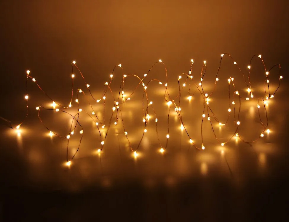 фото Гирлянда светлячки, 80 экстра-тёплых белых mini led-ламп, 4 м, koopman international