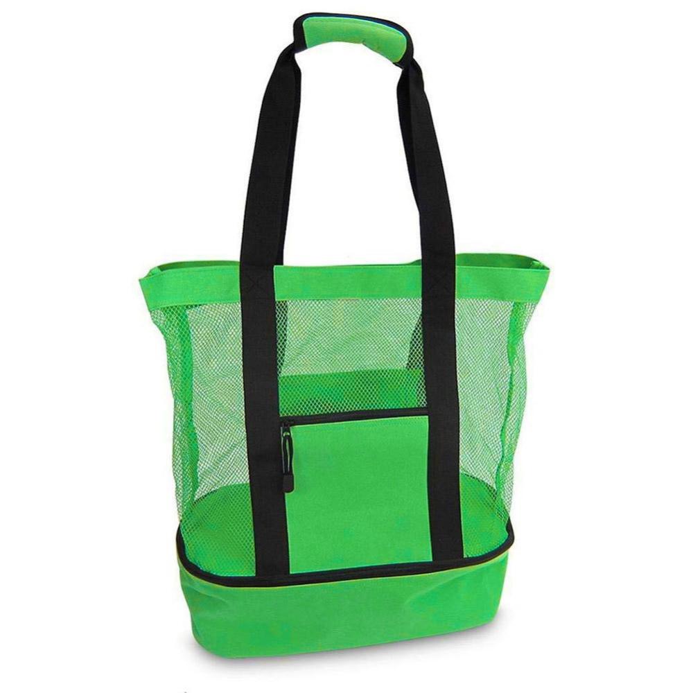 фото Складная пляжная сумка-холодильник, зелёный nobrand