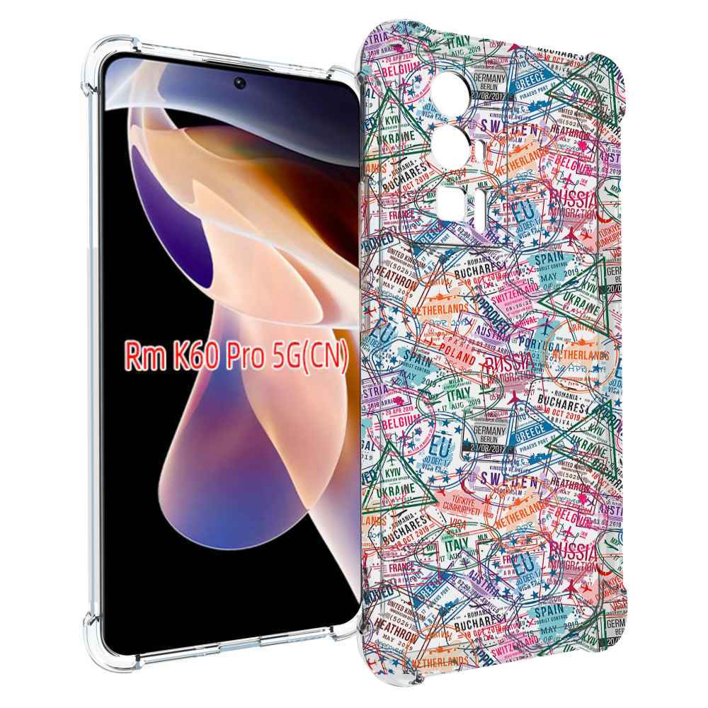 

Чехол MyPads загранчехол для Xiaomi Redmi K60 Pro, Прозрачный, Tocco