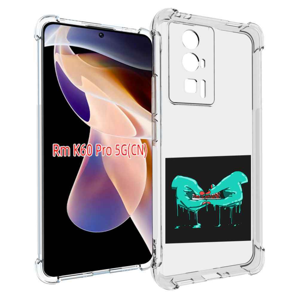 

Чехол MyPads закручиваю-розочки для Xiaomi Redmi K60 Pro, Прозрачный, Tocco