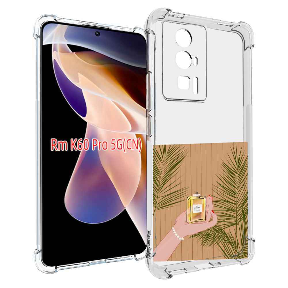 

Чехол MyPads запах-шанель-номер-5 для Xiaomi Redmi K60 Pro, Прозрачный, Tocco