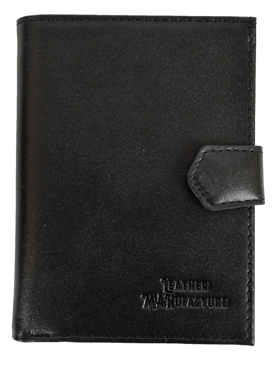 

Обложка для автодокументов мужская Leather Manufacture 128703 черная, 128703