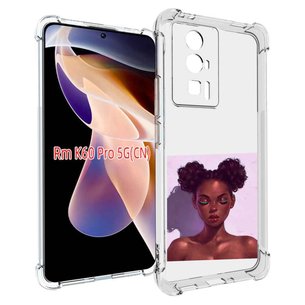 

Чехол MyPads зеленые-стрелки женский для Xiaomi Redmi K60 Pro, Прозрачный, Tocco