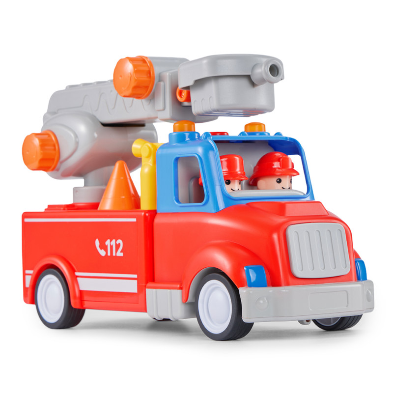 Игрушка машинка Happy Baby FIRE CREW пожарная машина сортер красная 2699₽