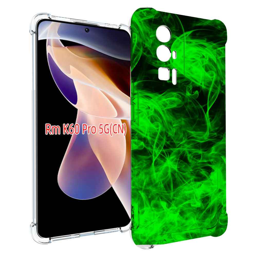 

Чехол MyPads зеленый-дымок для Xiaomi Redmi K60 Pro, Прозрачный, Tocco