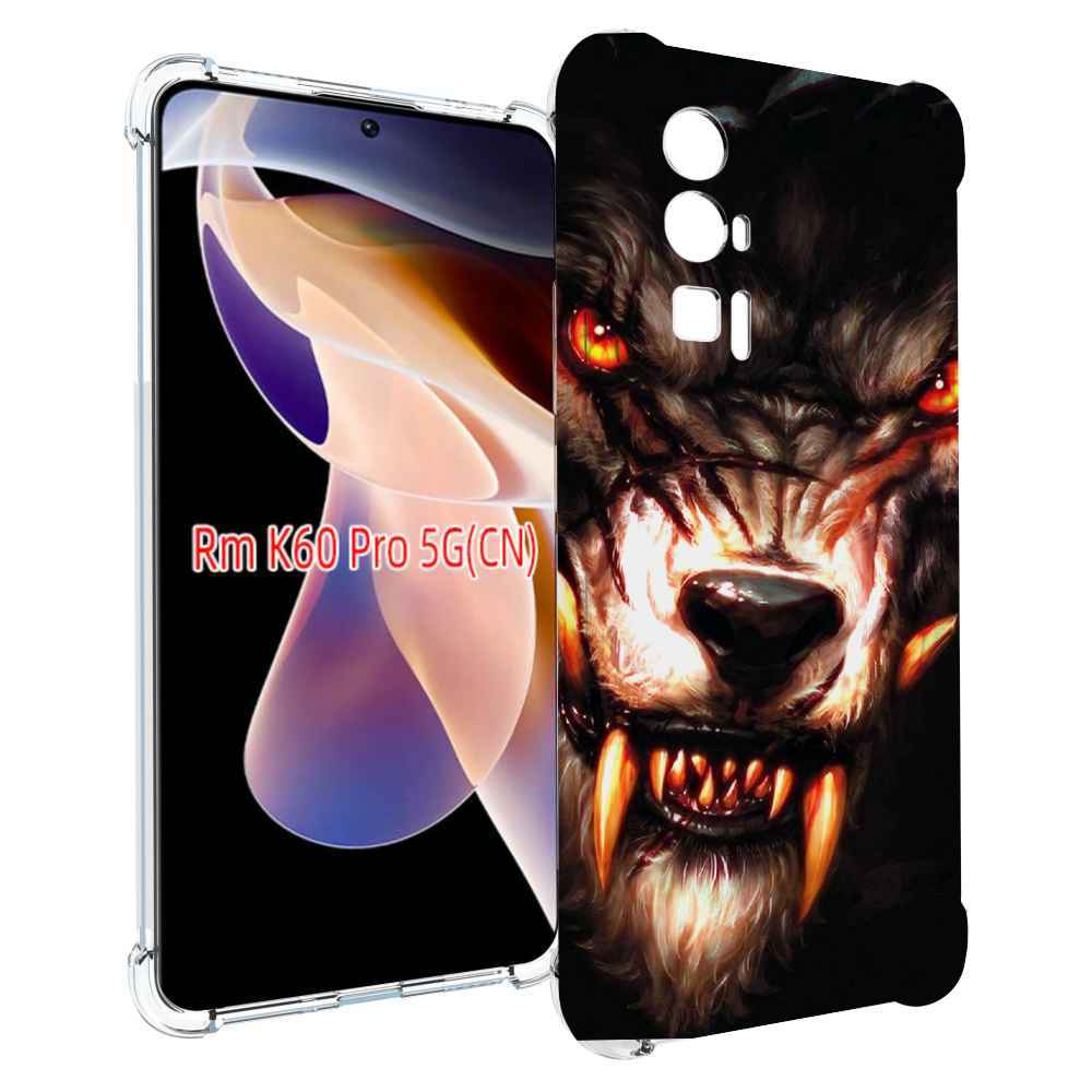 

Чехол MyPads злой голодный волк мужской для Xiaomi Redmi K60 Pro, Прозрачный, Tocco