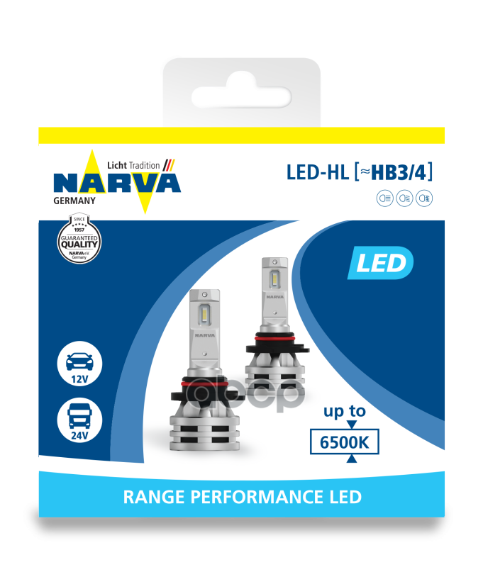 

Лампа Hb3/4 Range Performance Led 6500k Narva арт. 180383000