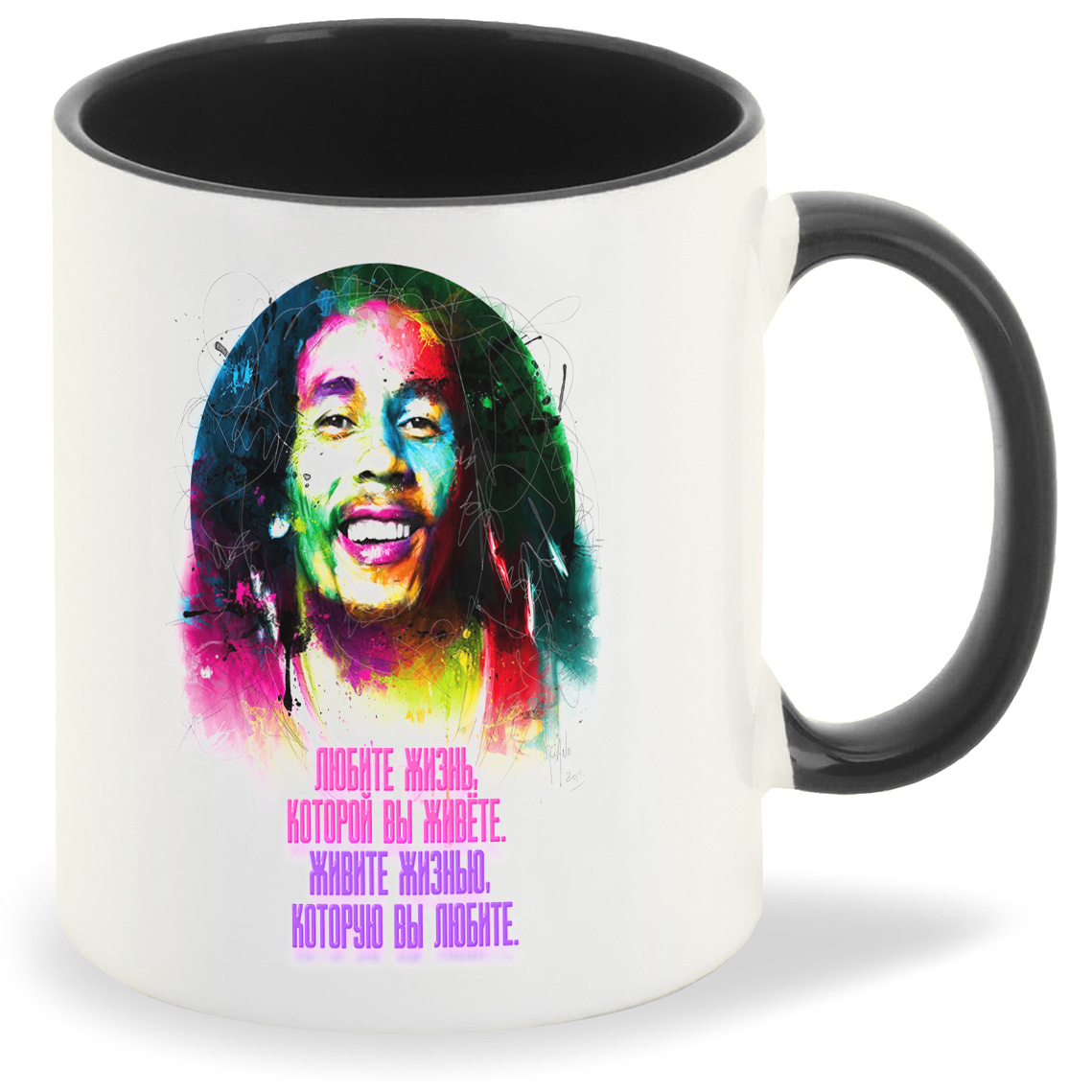

Кружка CoolPodarok Легенда Bob Marley, Легенда Bob Marley