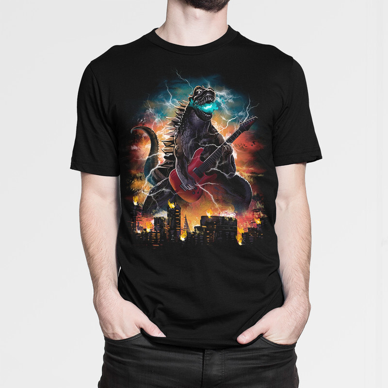 

Футболка мужская DS Apparel Рок Годзилла 555828-2 черная L, Черный, Рок Годзилла 555828-2