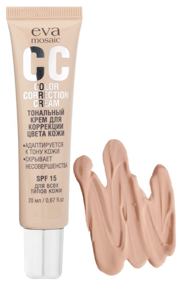 

СС средство EVA Mosaic CC Color Correction Cream 03 Ваниль, cC Color Correction Cream 03 Ваниль