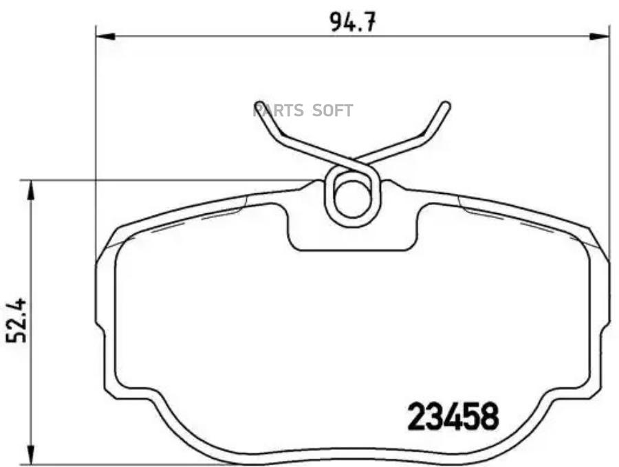 

Тормозные колодки brembo P44009