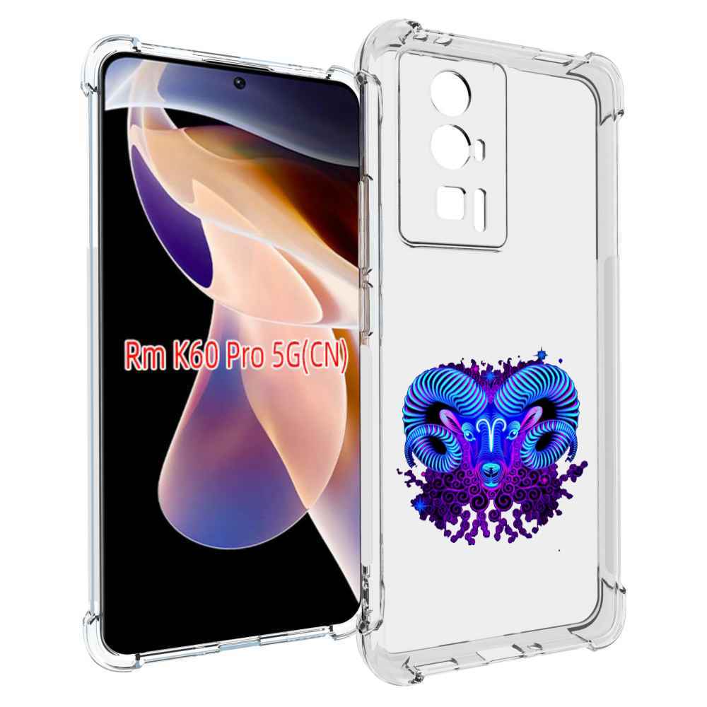 

Чехол MyPads знак зодиака овен 2 для Xiaomi Redmi K60 Pro, Прозрачный, Tocco