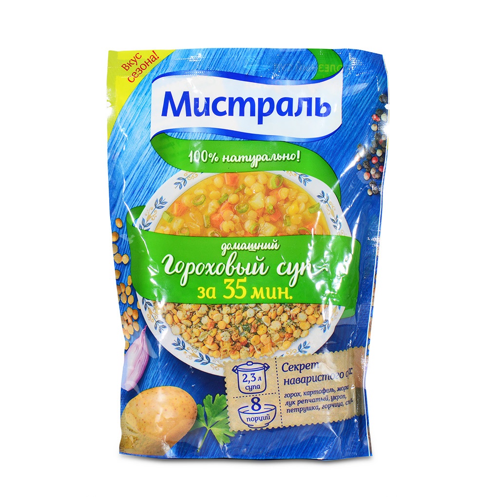 

Смесь для супа "Гороховый Суп", "Мистраль" 230 г, Россия