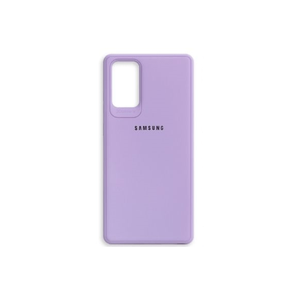 фото Чехол для samsung note 20 фиолетовый nobrand