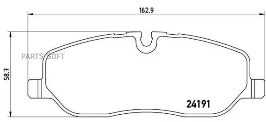 

Тормозные колодки brembo P44014