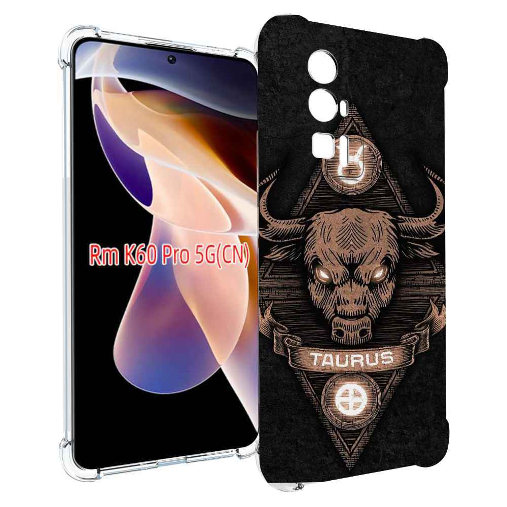 

Чехол MyPads знак зодиака телец 2 для Xiaomi Redmi K60 Pro, Прозрачный, Tocco