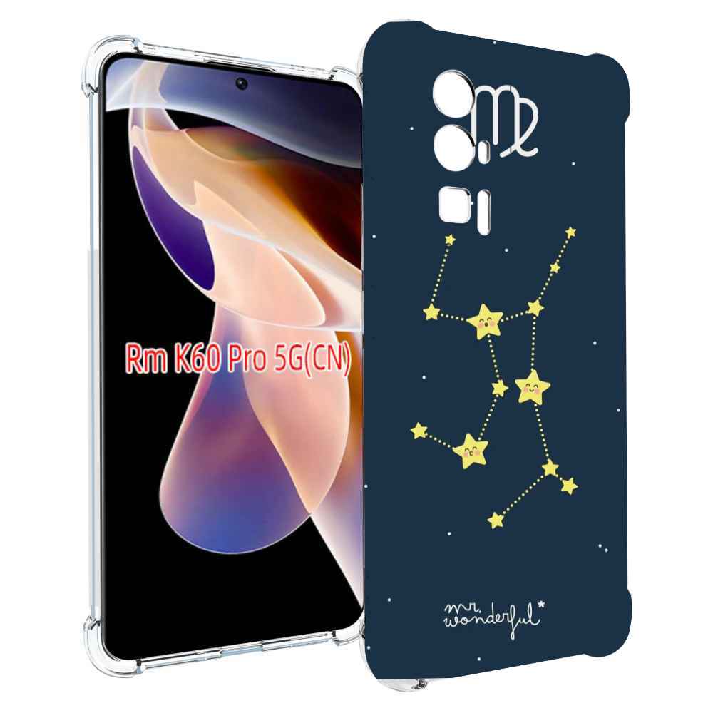 

Чехол MyPads знак-зодиака-дева-3 для Xiaomi Redmi K60 Pro, Прозрачный, Tocco