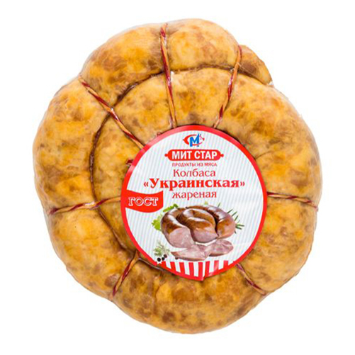 

Колбаса жареная Мит Стар Украинская категория В +-550 г