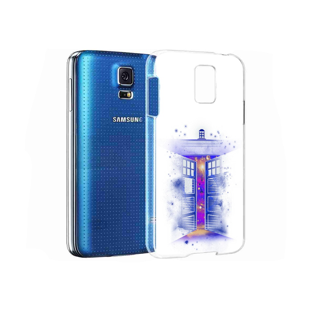 Чехол MyPads Tocco для Samsung Galaxy S5 фиолетовый уголок абстракция (PT12196.512.659)