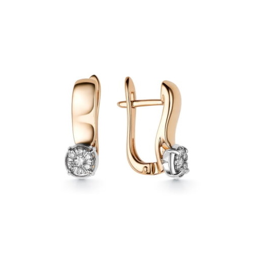 

Серьги из золота с бриллиантом Dewi 101020069, 101020069