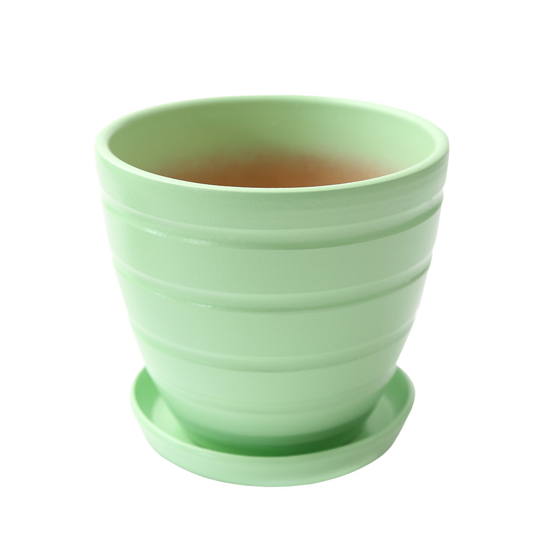 

Цветочный горшок Вещицы Bh-19-2 2,4 л зеленый 1 шт, BH-19