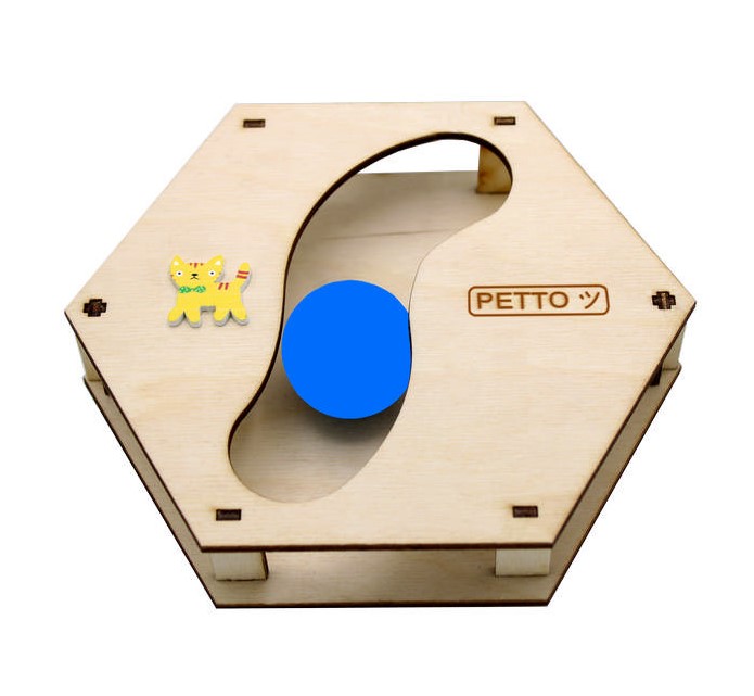 Игрушка для кошек GoSi Шестиугольник мини 18 см