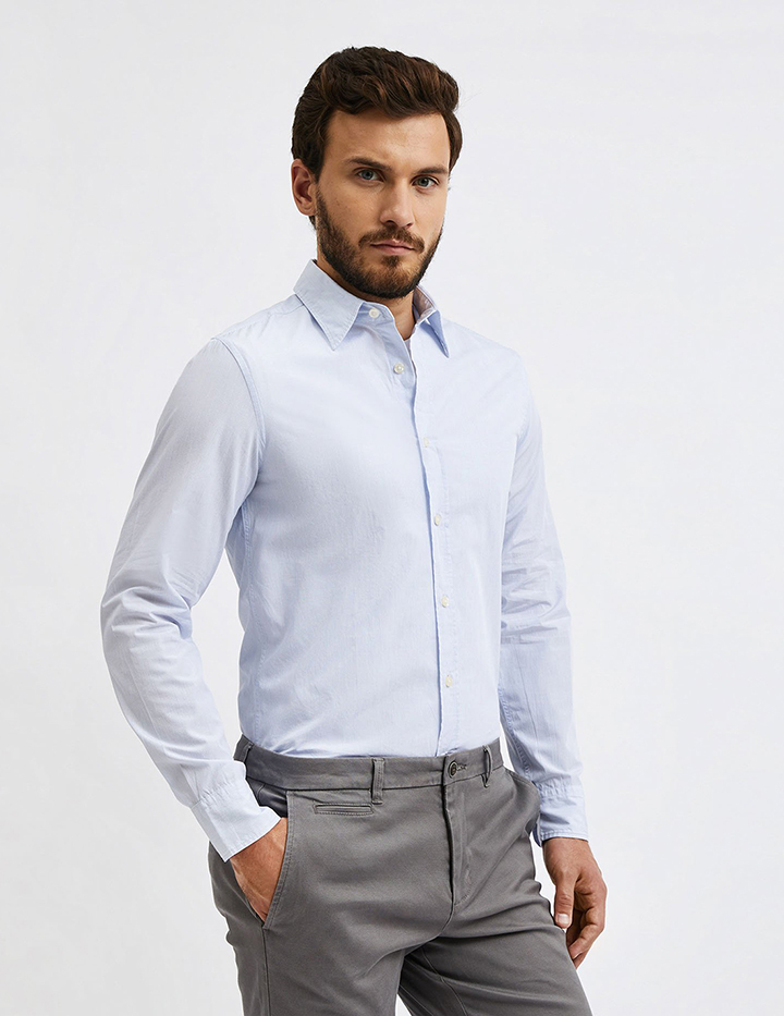 

Рубашка мужская United Colors of Benetton 21A_5WHT5QKN8 разноцветная S