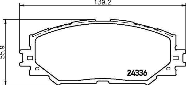 

Тормозные колодки NISSHINBO NP1019SC