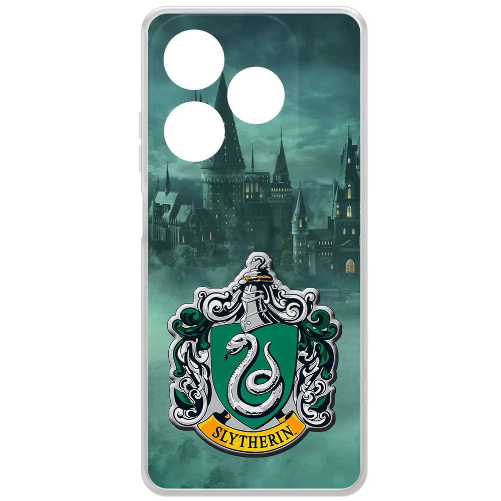 

Чехол-накладка Krutoff Clear Case Гарри Поттер. Слизерин для INFINIX Smart 8 Pro, Прозрачный